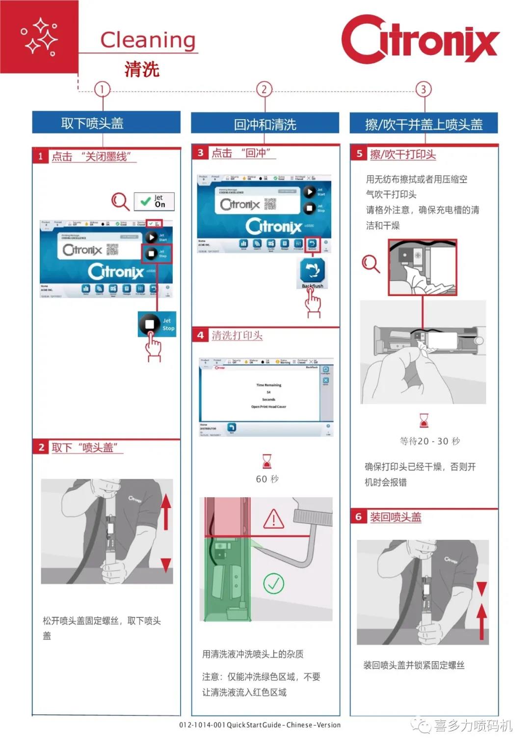 青岛喜多力喷码机常见故障如何解决？