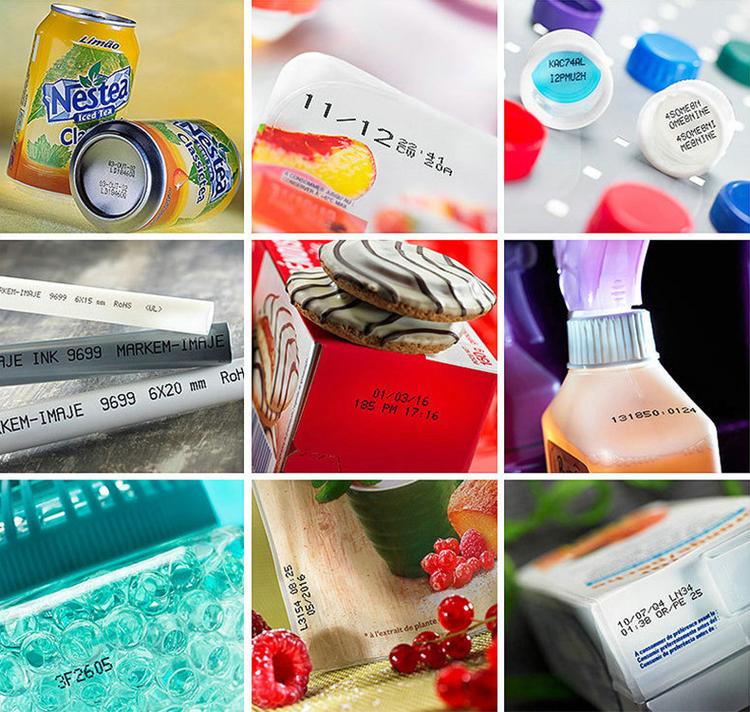 马肯依玛士9000系列喷码机在各行业的应用